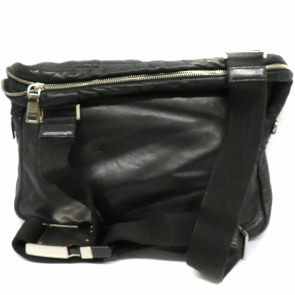 Prada Shoulder Black Leather Bag - Picture 1 of 10